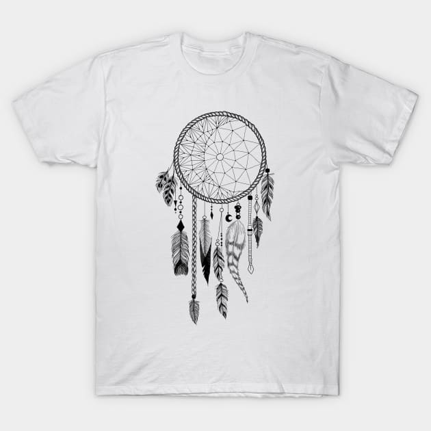 Boho Dreamcatcher T-Shirt by fears